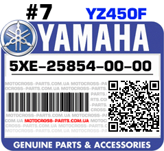 5XE-25854-00-00 YAMAHA YZ450F