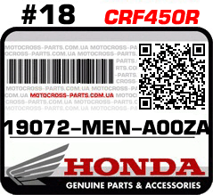 19072-MEN-A00ZA HONDA CRF450R