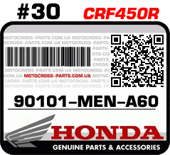90101-MEN-A60 HONDA CRF450R
