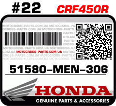 51580-MEN-306 HONDA CRF450R