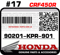 90201-KPR-901 HONDA CRF450R