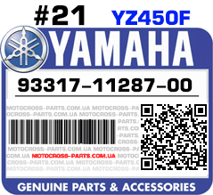 93317-11287-00 YAMAHA YZ450F