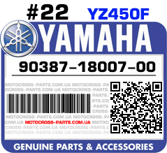 90387-18007-00 YAMAHA YZ450F