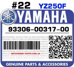 93306-00317-00 YAMAHA YZ250F