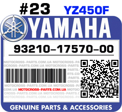 93210-17570-00 YAMAHA YZ450F