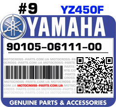 90105-06111-00 YAMAHA YZ450F