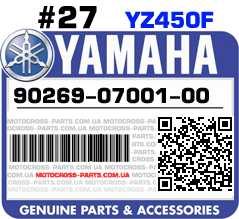 90269-07001-00 YAMAHA YZ450F