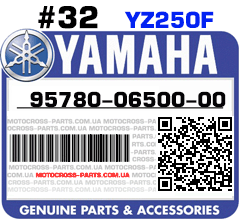 95780-06500-00 YAMAHA YZ250F