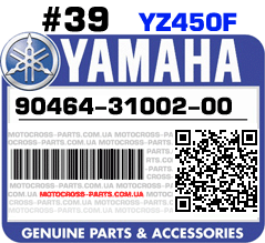 90464-31002-00 YAMAHA YZ450F