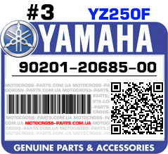 90201-20685-00 YAMAHA YZ250F