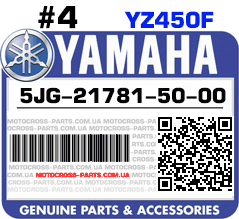 5JG-21781-50-00 YAMAHA YZ450F