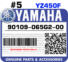 90109-065G2-00 YAMAHA YZ450F