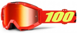 Детские мото очки 100% ACCURI Youth Goggle Saarinen - Mirror Red Lens