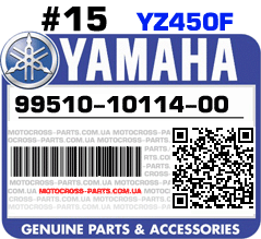 99510-10114-00 YAMAHA YZ450F