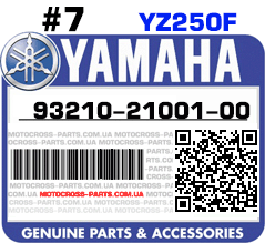 93210-21001-00 YAMAHA YZ250F