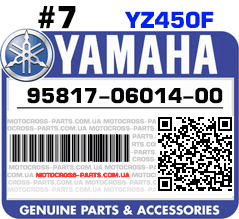 95817-06014-00 YAMAHA YZ450F