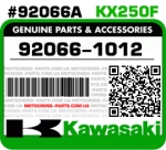 №92066A ПРОБКА KAWASAKI KX250F