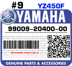 99009-20400-00 YAMAHA YZ450F